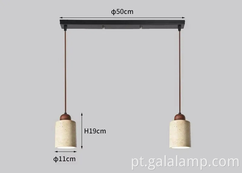 Candeeiro pendente escandinavo moderno para lustre de quarto e cozinha